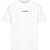 Jil Sander Crew-neck cotton T-shirt with printed logo PORCELAIN