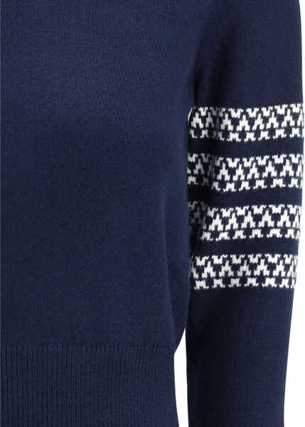 Pulovere Thom Browne Holiday Hector Sweater NAVY Femei (BM 19527767) 3