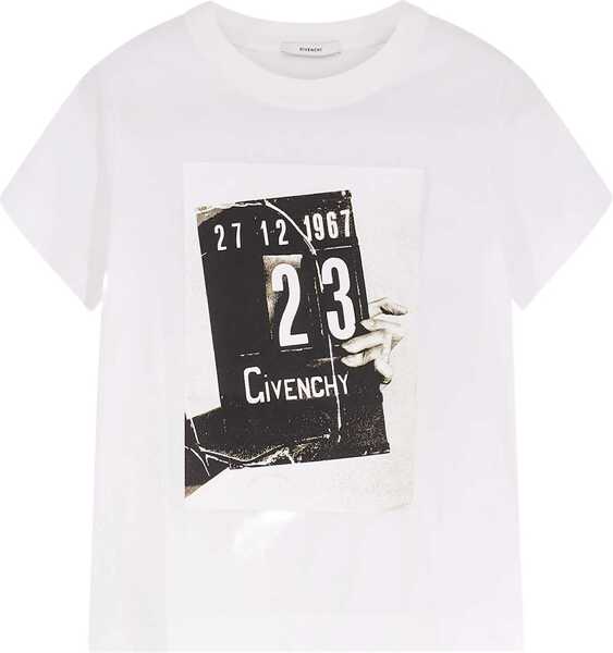 Tricouri Givenchy Maxi-print T-shirt WHITE Femei (BM 19527782) 1