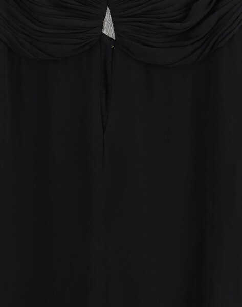 Rochii Saint Laurent Long short-sleeved Dress NOIR Femei (BM 19527830) 3
