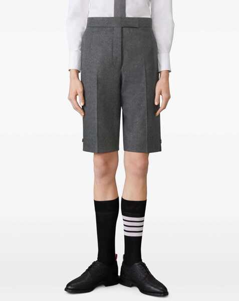 Pantaloni scurti Thom Browne Wool Bermuda Shorts DARK GREY Femei (BM 19527833) 3