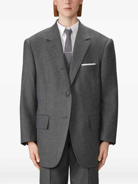 Sacouri Thom Browne Wool Blazer DARK GREY Femei (BM 19527845) 3