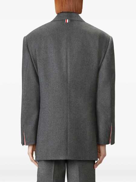 Sacouri Thom Browne Wool Blazer DARK GREY Femei (BM 19527845) 4