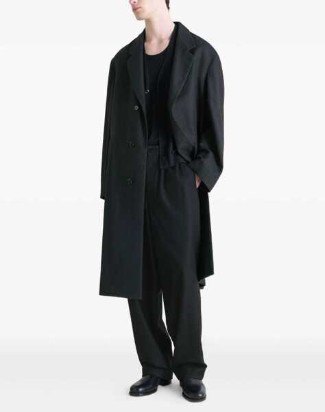 Paltoane LEMAIRE Single-breasted Tailored Coat ANTHRACITE / GREY Femei (BM 19527854) 2