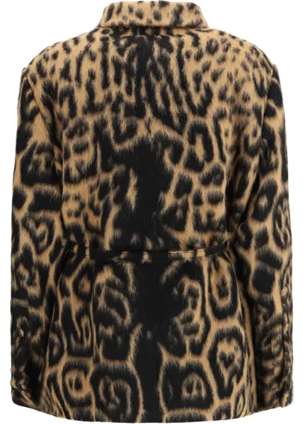 Jachete Fendi Embroidered Wool-blend Jacket CAMEL-25 Femei (BM 19527857) 2