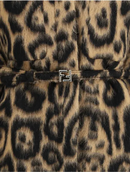 Jachete Fendi Embroidered Wool-blend Jacket CAMEL-25 Femei (BM 19527857) 3