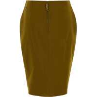Fuste Satin Pencil Skirt Femei