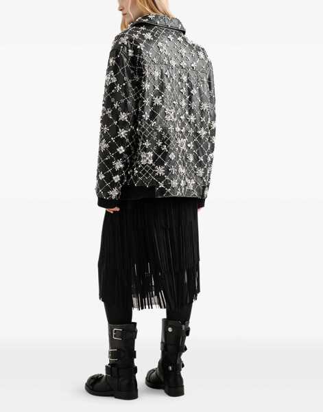 Fuste Dolce & Gabbana Organza Skirt with fringes NERO Femei (BM 19527875) 3