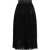 Dolce & Gabbana Organza Skirt with fringes NERO