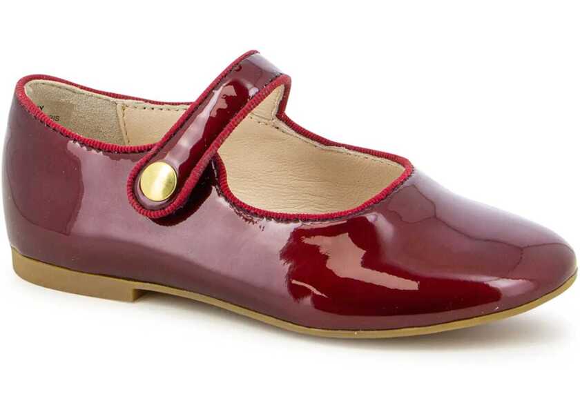 Sandale fara toc POM DAPI Sandal Daisy BORDEAUX Fete (BM 19527971) 2