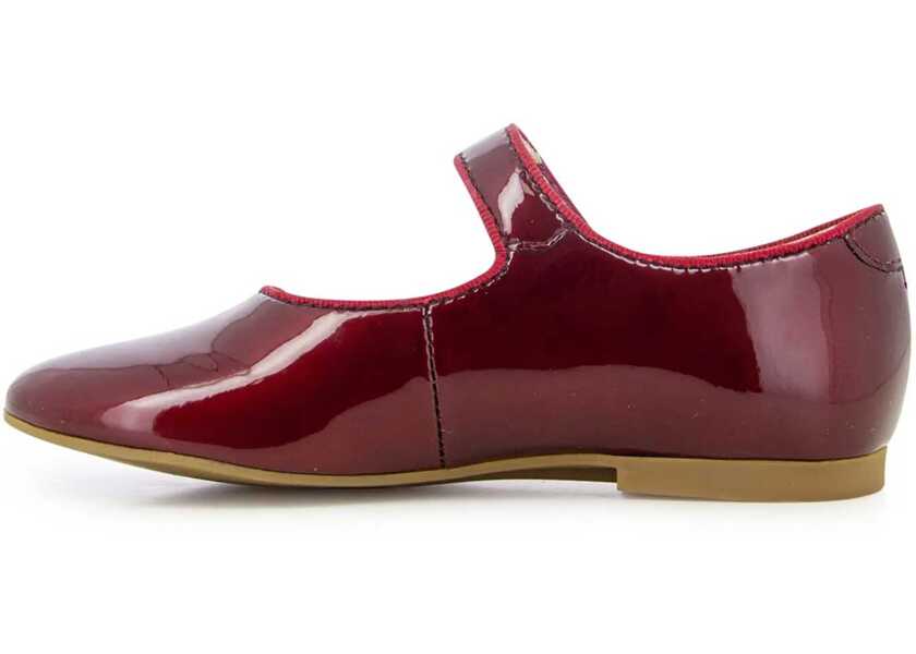 Sandale fara toc POM DAPI Sandal Daisy BORDEAUX Fete (BM 19527971) 3