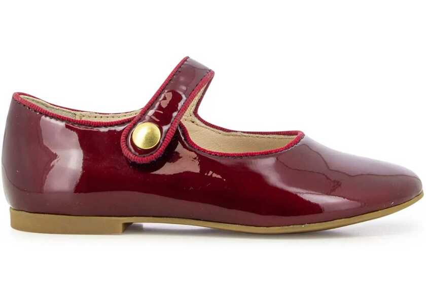 Sandale fara toc POM DAPI Sandal Daisy BORDEAUX Fete (BM 19527971) 1