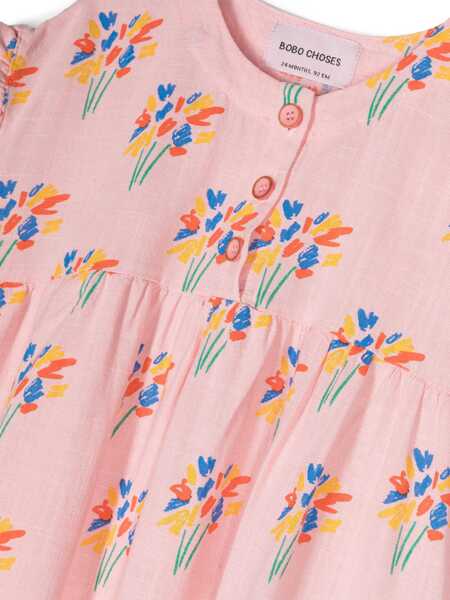 Rochii casual Bobo Choses Firework Dress PINK Fete (BM 19527995) 3