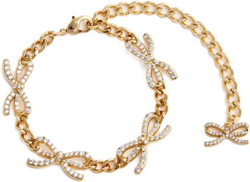 Bratari Self-Portrait Crystal Bow Bracelet GOLD Femei (BM 19528004) 1