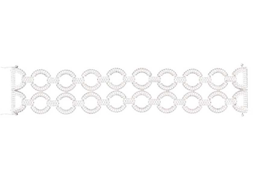 Bratari Self-Portrait Double Crystal Bracelet SILVER Femei (BM 19528010) 2