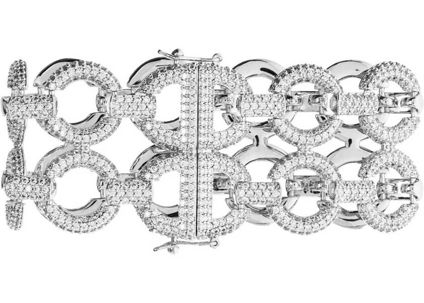 Bratari Self-Portrait Double Crystal Bracelet SILVER Femei (BM 19528010) 3