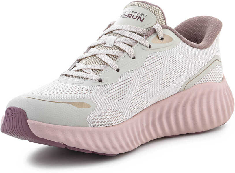 Sneakers SKECHERS Go Run Now - Regent Natural White/Pink Femei (BM 19528016) 3