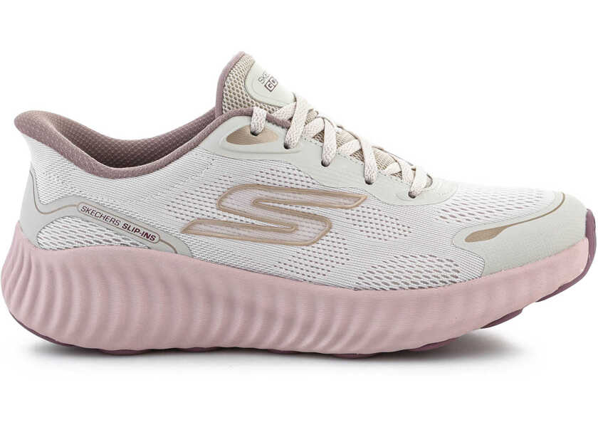 Sneakers SKECHERS Go Run Now - Regent Natural White/Pink Femei (BM 19528016) 4
