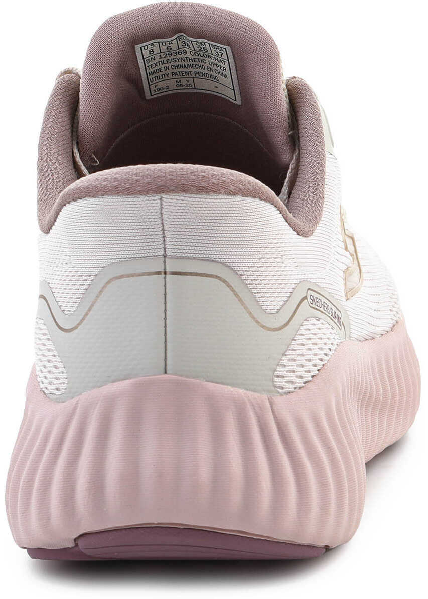 Sneakers SKECHERS Go Run Now - Regent Natural White/Pink Femei (BM 19528016) 5