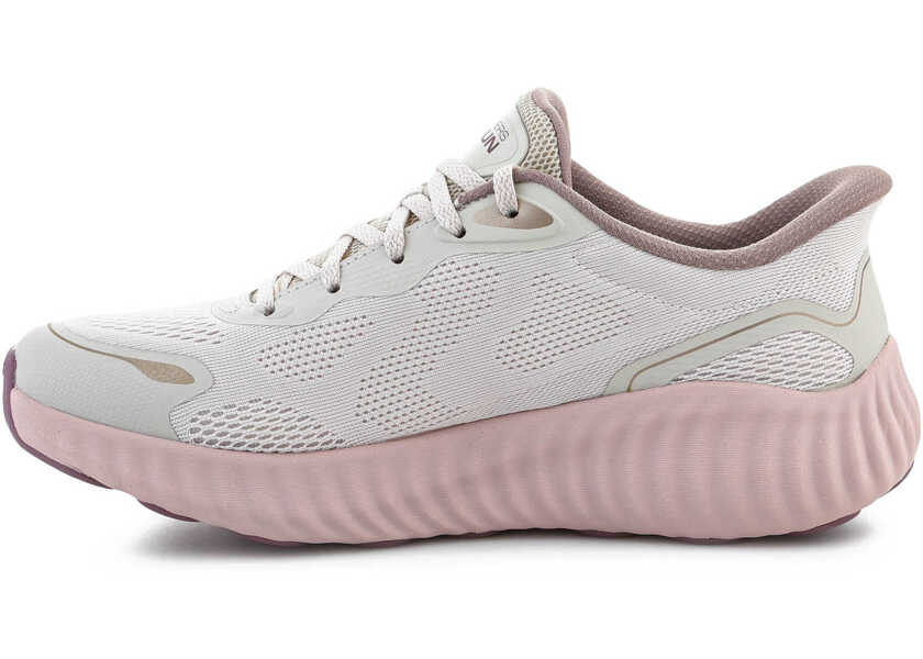 Sneakers SKECHERS Go Run Now - Regent Natural White/Pink Femei (BM 19528016) 6