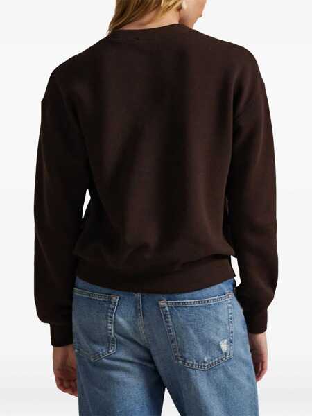 Hanorace Ralph Lauren Crewneck sweatshirt with Pony Brown Femei (BM 19528032) 4