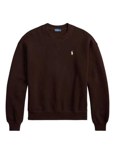 Hanorace Ralph Lauren Crewneck sweatshirt with Pony Brown Femei (BM 19528032) 1