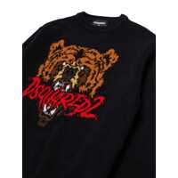 Pulovere casual pentru Fete - Pulovere casual DSQUARED2 Knitwear Black   Fete (BM 19528047) - B-mall.ro