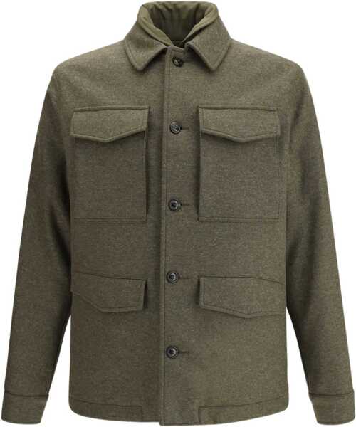 Jachete VALSTAR Demetry wool Jacket MILITARY GREEN/MILITARY GREEN Barbati (BM 19533116) 1