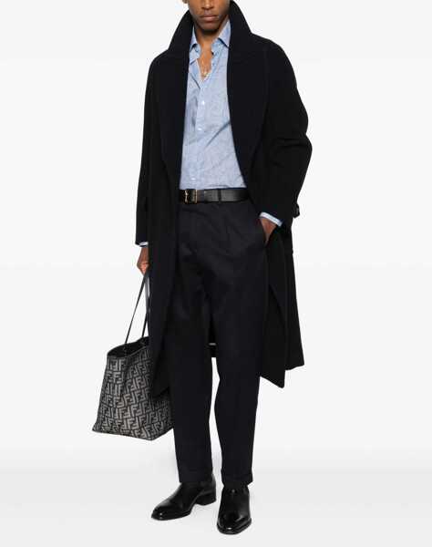 Paltoane VALSTAR Wool robe Coat BLU/NERO Barbati (BM 19533122) 2