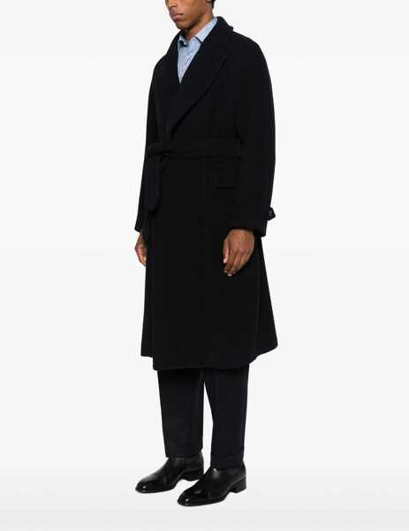 Paltoane VALSTAR Wool robe Coat BLU/NERO Barbati (BM 19533122) 3