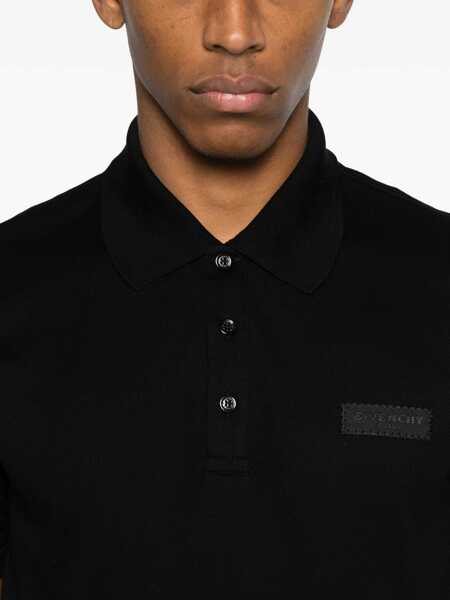 Tricouri Polo Givenchy Cotton Polo Shirt BLACK Barbati (BM 19533128) 5