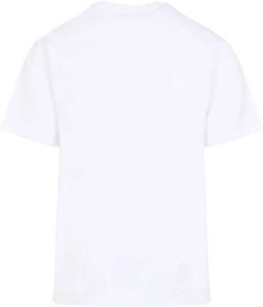 Tricouri Givenchy Cotton T-Shirt with logo patch WHITE Barbati (BM 19533131) 2