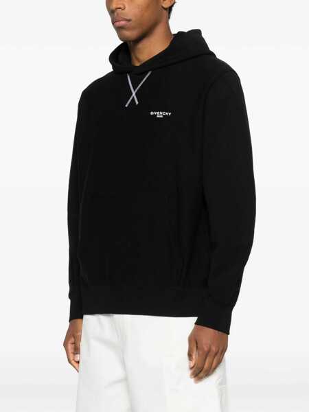 Bluze de trening Givenchy Couture Seam Hoodie with logo BLACK Barbati (BM 19533143) 3