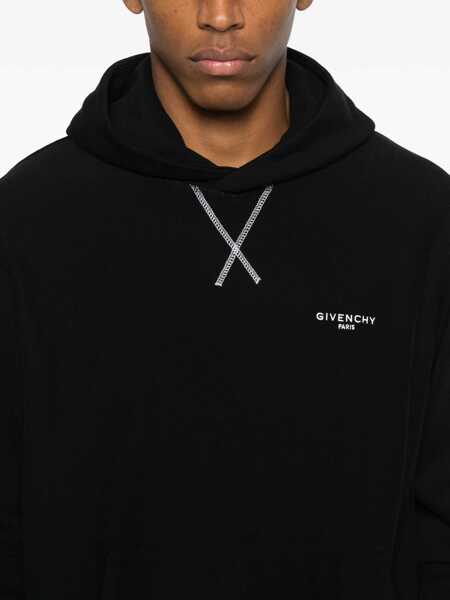 Bluze de trening Givenchy Couture Seam Hoodie with logo BLACK Barbati (BM 19533143) 5