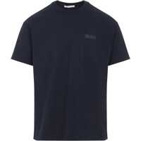 Tricouri Cotton T-Shirt with logo patch Barbati