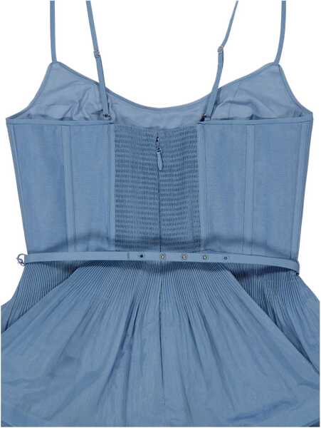 Rochii casual ZIMMERMANN Pleated Midi Dress BLUE Femei (BM 19533224) 3