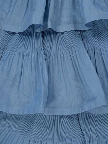 Rochii casual ZIMMERMANN Pleated Midi Dress BLUE Femei (BM 19533224) 5