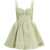 ZIMMERMANN Mini "Rebellion Drape" Dress GREEN