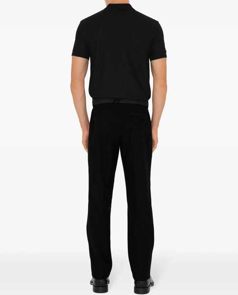 Tricouri Polo Burberry Cotton Pique Polo BLACK Barbati (BM 19533248) 4