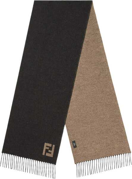 Esarfe Fendi FF wool blend Scarf NEROSABBIA Barbati (BM 19533326) 2