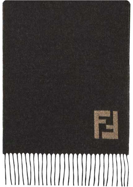 Esarfe Fendi FF wool blend Scarf NEROSABBIA Barbati (BM 19533326) 1