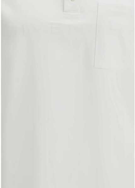 Tricouri Polo Givenchy Cotton Polo Shirt with logo WHITE Barbati (BM 19533332) 4