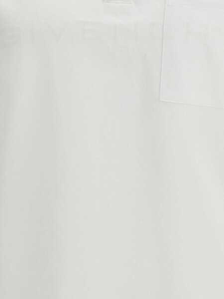 Tricouri Polo Givenchy Cotton Polo Shirt with logo WHITE Barbati (BM 19533332) 5