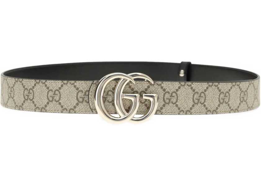Curele Gucci GG Marmont reversible Belt BEIGE EBONY/BLACK Femei (BM 19533353) 1