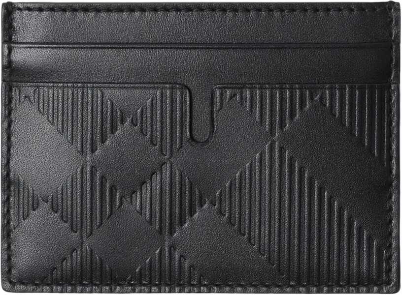 Portofele Burberry leather Card Holder BLACK Barbati (BM 19533356) 2