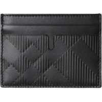 Portofele pentru Barbati - Portofele Burberry leather Card Holder BLACK Barbati (BM 19533356) - B-mall.ro