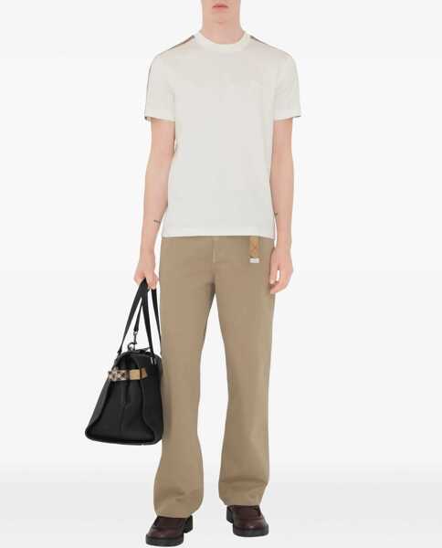 Tricouri Burberry Equestrian Knight T-Shirt CHALK Barbati (BM 19533359) 2