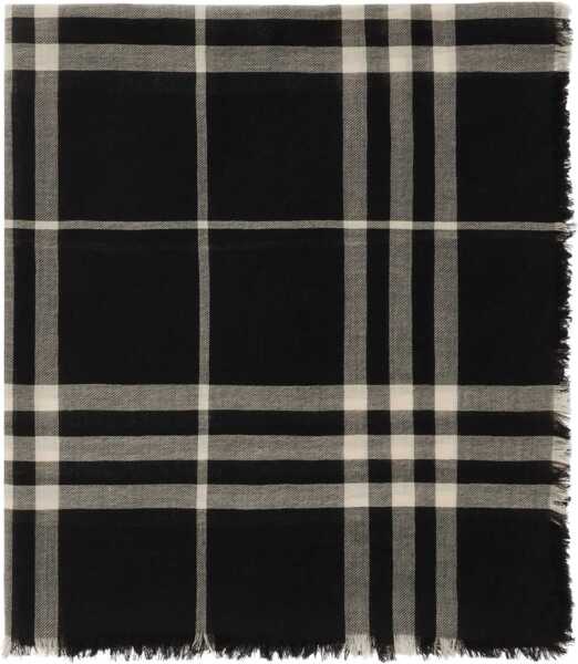 Esarfe Burberry Wool Check Scarf BLACK/CALICO IP CHK Barbati (BM 19533377) 2