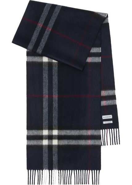 Esarfe Burberry Cashmere Check Scarf INK BLUE Femei (BM 19533389) 1