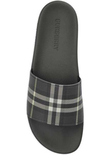 Sandale Burberry Rubber Check Slippers THICKET IP CHECK Barbati (BM 19533398) 3